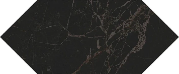 Керамическая плитка Kerama Marazzi Келуш 35007 14*34 черная глянцевая