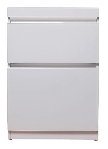 Тумба под раковину Style Line Даймонд 120 Люкс белый лакобель (уценка)