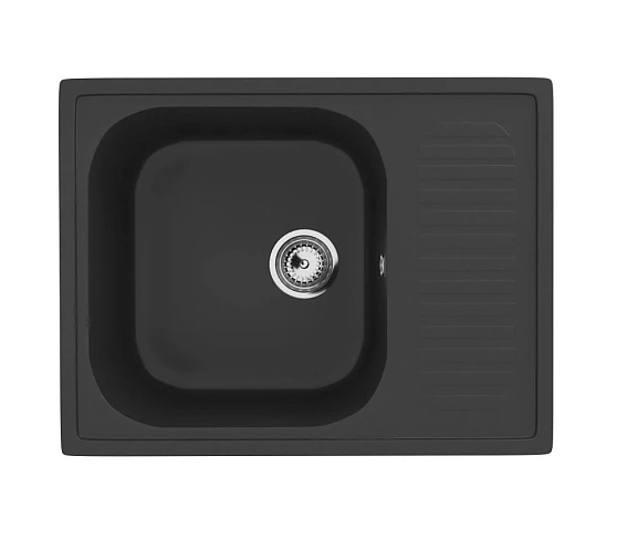 Кухонная мойка Ulgran Classic U-202 64*49 (-344, ультра-черный)