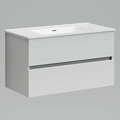 Тумба с раковиной Sancos Urban 90 белая глянцевая Тумба с раковиной Sancos Urban 90 белая глянцевая