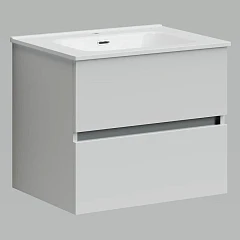 Тумба с раковиной Sancos Urban 60 белая глянцевая Тумба с раковиной Sancos Urban 60 белая глянцевая