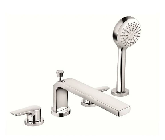 Смеситель на борт ванны Kludi Pure&Solid на 4 отверстия