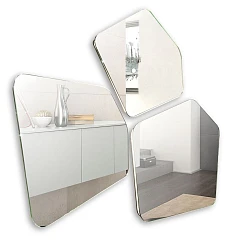 Зеркало Silver Mirrors Bionic из 3 элементов с Led-подсветкой инфракрасный выключатель Зеркало Silver Mirrors Bionic из 3 элементов с Led-подсветкой инфракрасный выключатель