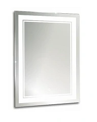 Зеркало Aquanika Quadro 60*80 AQQ6080RU02 с подсветкой и сенсорным выключателем Зеркало Aquanika Quadro 60*80 AQQ6080RU02 с подсветкой и сенсорным выключателем