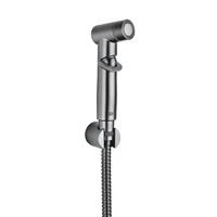 Гигиеническая лейка Lemark LM8088GM графит с держателем и шлангом Гигиеническая лейка Lemark LM8088GM графит с держателем и шлангом