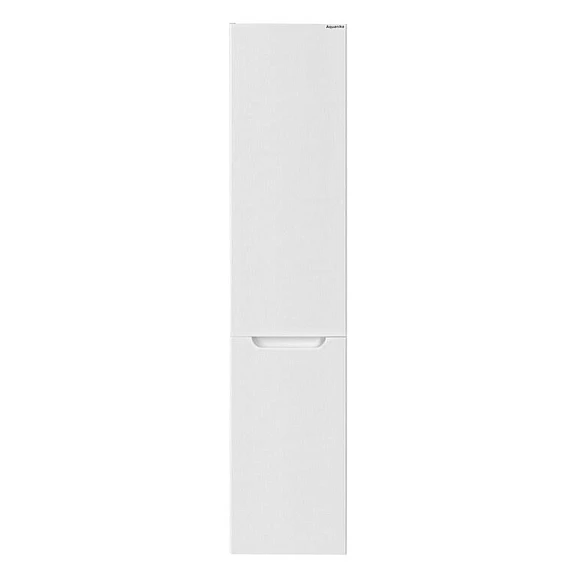 Пенал Aquanika Wood 33*150 белый глянец