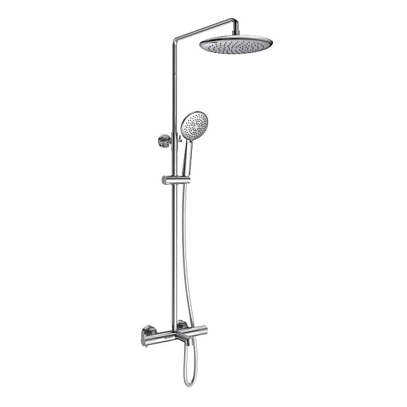 Душевая стойка Vincea Desire VSFS-1D1TCH с термостатом и изливом хром