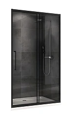 Душевая дверь в нишу ABBER Schwarzer Diamant AG30100BH 100*209 L/R с поддоном 100*90*14 Душевая дверь в нишу ABBER Schwarzer Diamant AG30100BH 100*209 L/R с поддоном 100*90*14