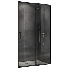 Душевая дверь в нишу ABBER Schwarzer Diamant AG30100B5 100*209 L/R с поддоном 100*90*14 Душевая дверь в нишу ABBER Schwarzer Diamant AG30100B5 100*209 L/R с поддоном 100*90*14