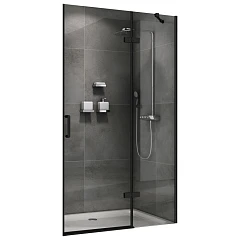 Душевая дверь в нишу ABBER Zart AG08100B 100*209 L/R с поддоном 100*80*14 Душевая дверь в нишу ABBER Zart AG08100B 100*209 L/R с поддоном 100*80*14