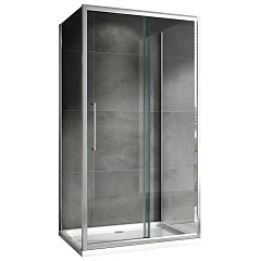 Душевой уголок ABBER Schwarzer Diamant П-образный AG30100H-S70-S70 100*70*195 L/R без поддона Душевой уголок ABBER Schwarzer Diamant П-образный AG30100H-S70-S70 100*70*195 L/R без поддона