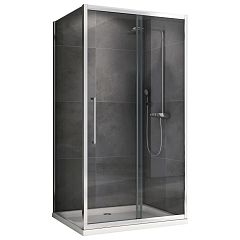 Душевой уголок ABBER Schwarzer Diamant AG30150H-S100 150*100*195 L/R без поддона