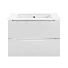 Тумба с раковиной Vincea Mia Slim 60 белый глянец Тумба с раковиной Vincea Mia Slim 60 белый глянец
