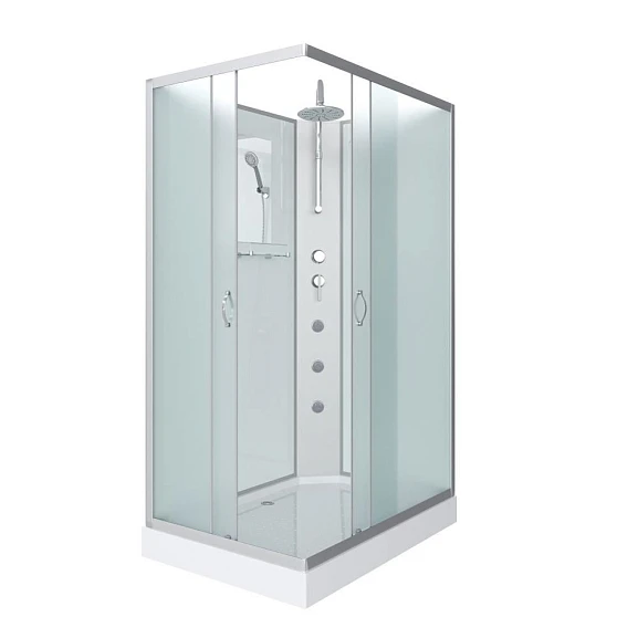 Душевая кабина Niagara Classic NG-43085-14QBKTG 100х80х210-240 без крыши L/R