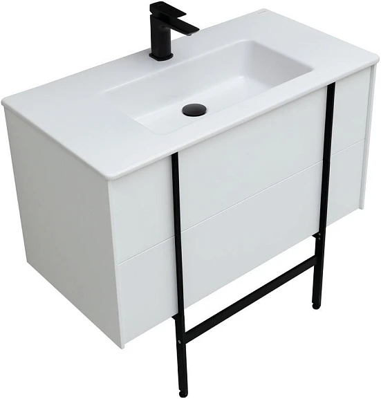 Тумба под раковину Allen Brau Reality 1.32006.WM 90 белая матовая без ножек