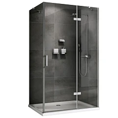 Душевой уголок ABBER Zart AG08110-S101 110*100*195 L/R без поддона Душевой уголок ABBER Zart AG08110-S101 110*100*195 L/R без поддона