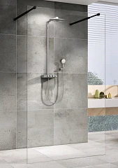 Душевая перегородка ABBER Immer Offen AG68120B8 Walk-in 120*200 L/R без поддона Душевая перегородка ABBER Immer Offen AG68120B8 Walk-in 120*200 L/R без поддона