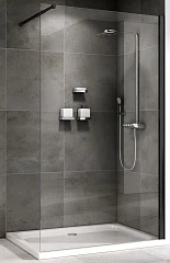 Душевая перегородка ABBER Immer Offen AG61100B8 Walk-in 100*214 L/R с поддоном 100*100*14 Душевая перегородка ABBER Immer Offen AG61100B8 Walk-in 100*214 L/R с поддоном 100*100*14