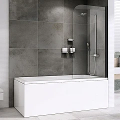 Шторка на ванну ABBER Ewiges Wasser AG52100B 100*140 L/R Шторка на ванну ABBER Ewiges Wasser AG52100B 100*140 L/R