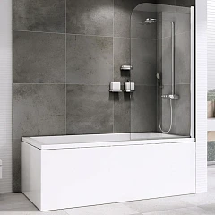 Шторка на ванну ABBER Ewiges Wasser AG52080 80*140 L/R Шторка на ванну ABBER Ewiges Wasser AG52080 80*140 L/R