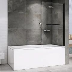 Шторка на ванну ABBER Immer Offen AG70100B 100*140 L/R Шторка на ванну ABBER Immer Offen AG70100B 100*140 L/R