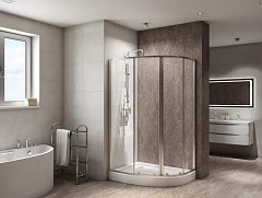 Душевой уголок BelBagno DUE-RH-2-100/80-C-Cr 100*80*190 L/R без поддона Душевой уголок BelBagno DUE-RH-2-100/80-C-Cr 100*80*190 L/R без поддона