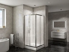 Душевой уголок BelBagno DUE-A-2-90-C-Cr 90*90*190 без поддона Душевой уголок BelBagno DUE-A-2-90-C-Cr 90*90*190 без поддона