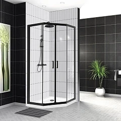 Душевой уголок BelBagno UNO-195-P-2-90-C-NERO 90*90*195 без поддона Душевой уголок BelBagno UNO-195-P-2-90-C-NERO 90*90*195 без поддона