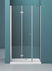 Душевая дверь в нишу BelBagno ALBANO-BS-13-40+90-C-Cr 130*195 L/R без поддона