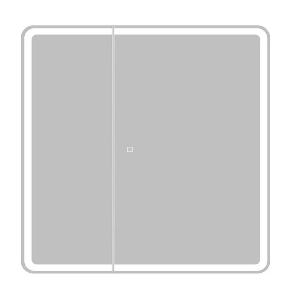Зеркало-шкаф BelBagno SPC-MAR-800/800-2A-LED-TCH 80*80