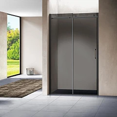 Душевая дверь Vincea Como VDS-1C120CGB 120*195 стекло тонированное профиль черный матовый Душевая дверь Vincea Como VDS-1C120CGB 120*195 стекло тонированное профиль черный матовый