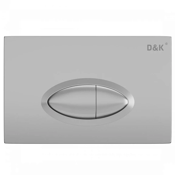 Клавиша смыва D&K Rhein Marx DB1399002 матовый хром