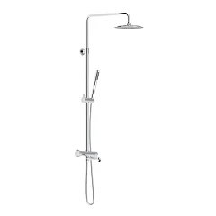Душевая стойка Damixa Scandinavian Pure 936810000 с термостатом и изливом хром Душевая стойка Damixa Scandinavian Pure 936810000 с термостатом и изливом хром