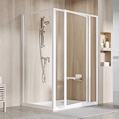 Душевой уголок Ravak Supernova SDOP 80*90*195 профиль белый, стекло Transparent без поддона Душевой уголок Ravak Supernova SDOP 80*90*195 профиль белый, стекло Transparent без поддона