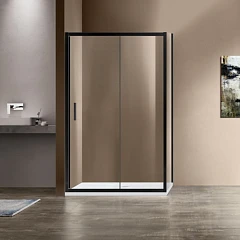 Душевой уголок Vincea Garda 130*80*190 профиль черный матовый без поддона Душевой уголок Vincea Garda 130*80*190 профиль черный матовый без поддона