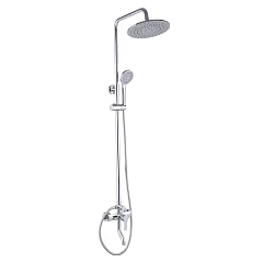 Душевая стойка Milardo Stripe STRSB1FM06 с изливом хром Душевая стойка Milardo Stripe STRSB1FM06 с изливом хром