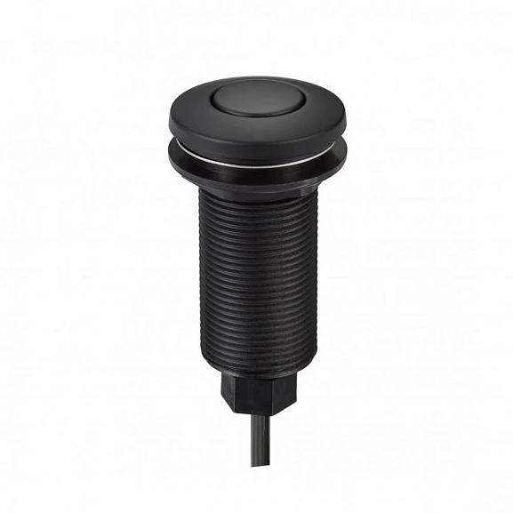 Пневмокнопка для диспоузера Milacio MC.032.MB черный матовый