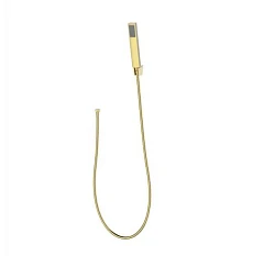 Душевая лейка BelBagno Luce LUC-DFS-ORO со шлангом и держателем, золото Душевая лейка BelBagno Luce LUC-DFS-ORO со шлангом и держателем, золото