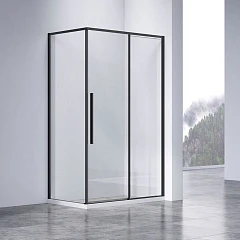 Душевой уголок Vincea Slim-N 110*90*195 профиль черный матовый (без поддона) (VDS-4SN110CL+VSG-4SN900CLB) Душевой уголок Vincea Slim-N 110*90*195 профиль черный матовый (без поддона) (VDS-4SN110CL+VSG-4SN900CLB)