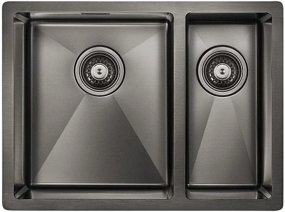 Кухонная мойка Paulmark Annex PM545944-GML 59*44 вороненая сталь