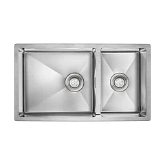Кухонная мойка Paulmark Osser PM527844-BS 78*44 сталь Кухонная мойка Paulmark Osser PM527844-BS 78*44 сталь