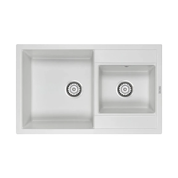 Кухонная мойка Paulmark Tandem PM238250-WH82*50 белая
