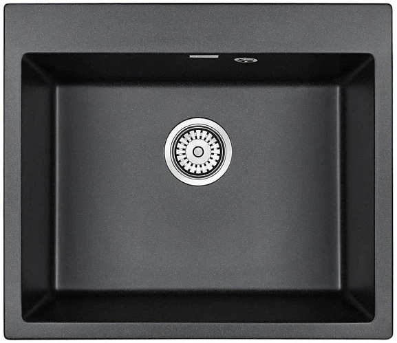 Кухонная мойка Paulmark Kante PM106052-BL 60*52 черная