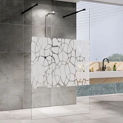Душевая перегородка ABBER Immer Offen AG68100BF8 Walk-in 100*214 L/R с поддоном 100*90*14 Душевая перегородка ABBER Immer Offen AG68100BF8 Walk-in 100*214 L/R с поддоном 100*90*14