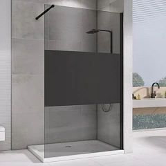 Душевая перегородка ABBER Immer Offen AG69100BT Walk-in 100*214 L/R с поддоном 100*90*14 Душевая перегородка ABBER Immer Offen AG69100BT Walk-in 100*214 L/R с поддоном 100*90*14