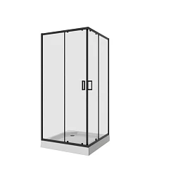 Душевое ограждение Niagara Nova NG-6809-08 BLACK 100*100*195 без поддона Душевое ограждение Niagara Nova NG-6809-08 BLACK 100*100*195 без поддона