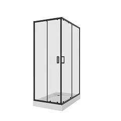 Душевое ограждение Niagara Nova NG-6811-08 BLACK 120*90*195 L/R без поддона Душевое ограждение Niagara Nova NG-6811-08 BLACK 120*90*195 L/R без поддона