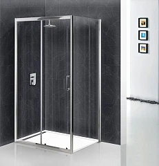 Душевой уголок BelBagno UNO-195-AH-1-100/80-C-Cr 100*80*195 L/R без поддона Душевой уголок BelBagno UNO-195-AH-1-100/80-C-Cr 100*80*195 L/R без поддона