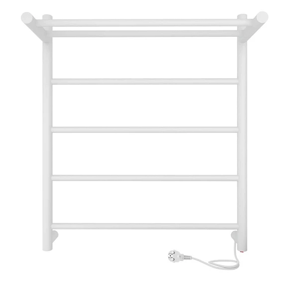 Электрический полотенцесушитель Indigo Line 50*60 L/R с полкой белый матовый