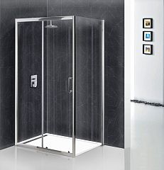 Душевой уголок BelBagno UNO-195-AH-1-120/90-C-Cr 120*90*198 L/R (с поддоном TRAY-AS-AH 120*90*3 белый матовый)